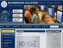 Tablet Screenshot of bgcsd.org